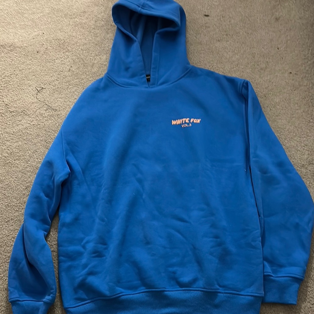 White Fox Boutique Blue Hoodie